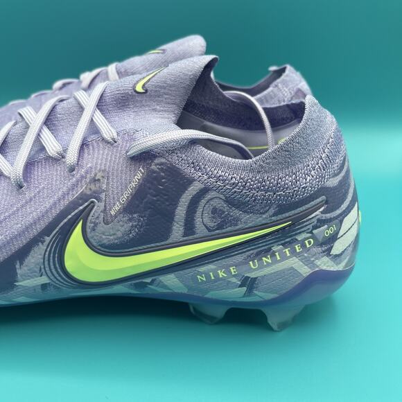 Nike United Phantom GX II 2 Elite FG Purple Volt Cleats HF1597-500 Men’s Size 10 main image 9